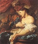 Johann Liss Death of Cleopatra oil painting